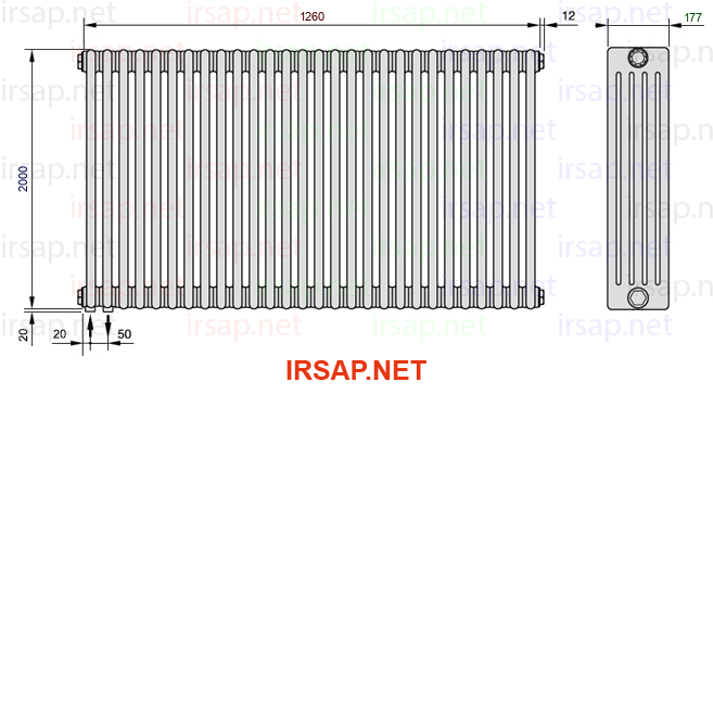 Радиатор IRSAP Tesi 52000/28 T18 CL 01